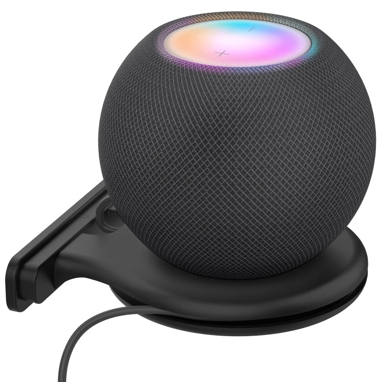 For Apple HomePod Mini AhaStyle PT149 Smart Speaker Stand(Black) - Speaker Bracket by AhaStyle | Online Shopping South Africa | PMC TechLife | Buy Now Pay Later Mobicred