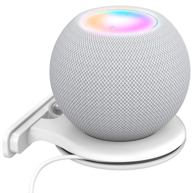 For Apple HomePod Mini AhaStyle PT149 Smart Speaker Stand(White) - Speaker Bracket by AhaStyle | Online Shopping South Africa | PMC TechLife