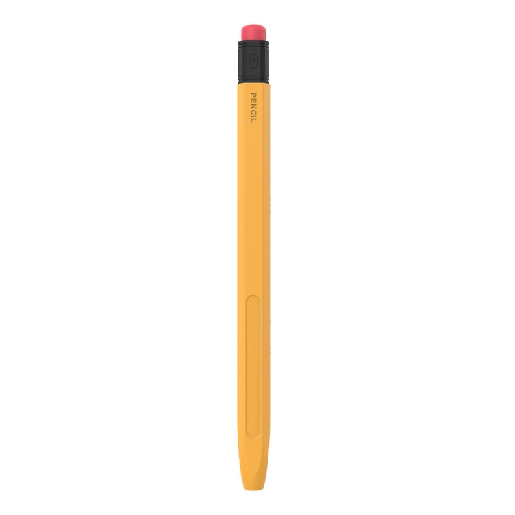 For Apple Pencil 1 AhaStyle PT180-2 Silicone Protective Case Anti-Slip And Anti-Drop Capacitive Pen Case(Yellow) - free shipping - PMC TechLife - Order now!