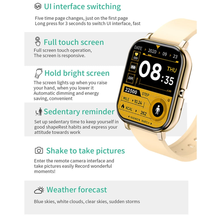H10 1.69 inch Screen Bluetooth Call Smart Watch, Support Heart Rate/Blood Pressure/Sleep Monitoring, Color: Grey - free shipping - PMC TechLife - Order now!