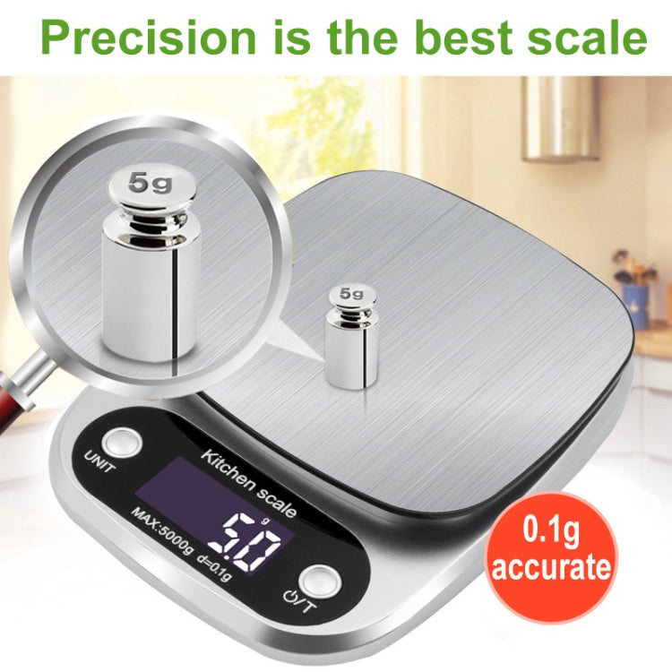 Small Multifunctional Kitchen High Precision Electronic Scale LCD Digital Display Food Scale, Model: 10kg/ 1g - Kitchen Scales by PMC TechLife | Online Shopping South Africa | PMC TechLife | Buy Now Pay Later Mobicred