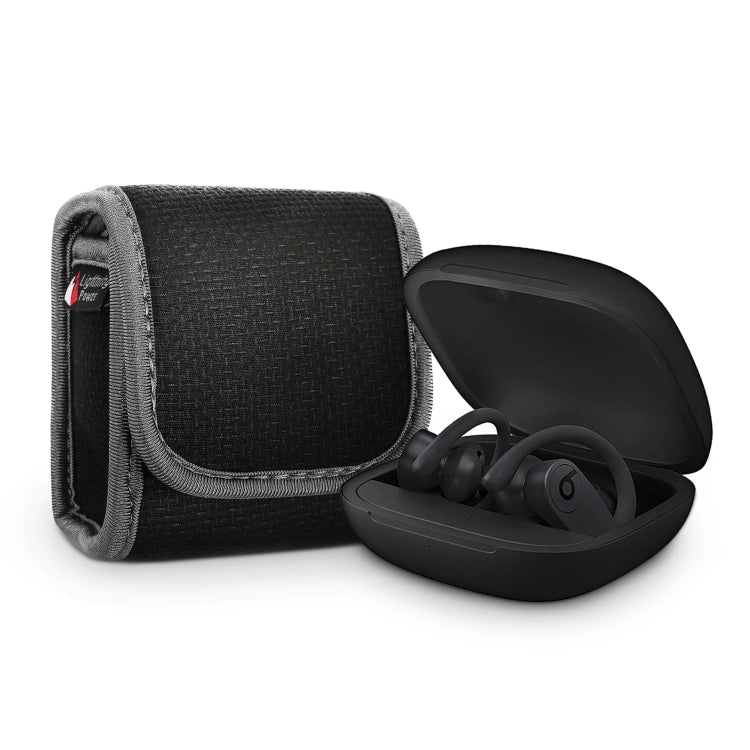 For Powerbeats Pro Earphone Charging Box Storage Bag Thickened Anti-fall Protection Bag(Black) - free shipping - PMC TechLife - Order now!