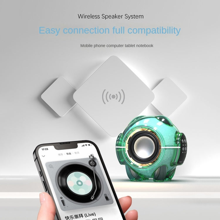 M18 Mini Space Panda Shape Wireless Bluetooth Speaker Desktop Portable Cartoon Audio(Blue) - Mini Speaker by PMC TechLife | Online Shopping South Africa | PMC TechLife