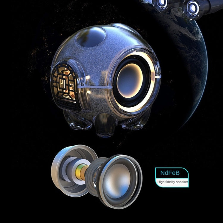 M18 Mini Space Panda Shape Wireless Bluetooth Speaker Desktop Portable Cartoon Audio(Blue) - Mini Speaker by PMC TechLife | Online Shopping South Africa | PMC TechLife