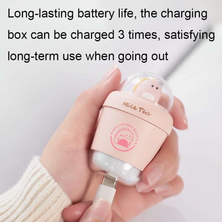 Y05 Cartoon Water Cup Shape Bluetooth Earphones Semi-in-ear HD Call Wireless Bluetooth Earphones(White) - Bluetooth Earphone by PMC TechLife | Online Shopping South Africa | PMC TechLife