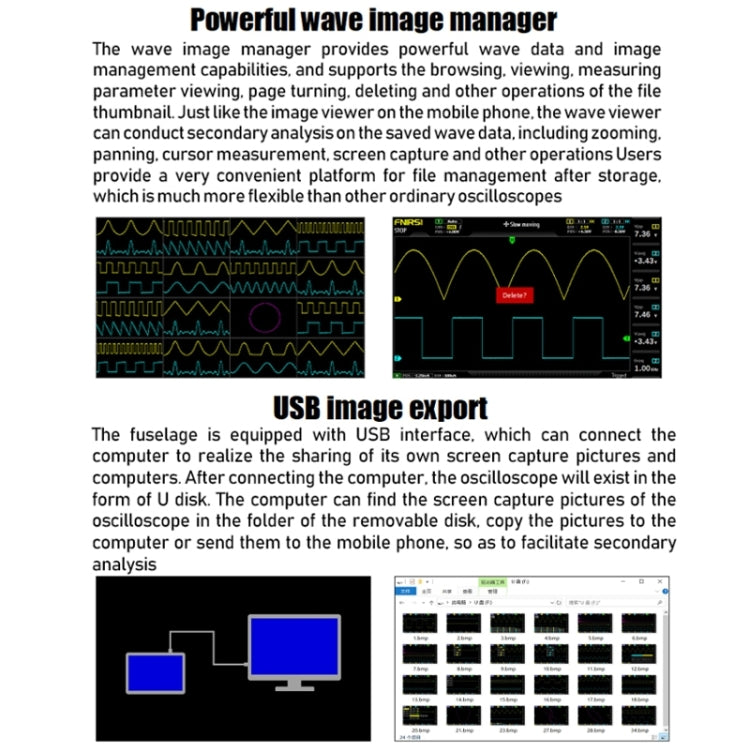 FNIRSI 1014D +P4100 Probe 2 in 1 Dual-channel 100M Bandwidth Digital Oscilloscope 1GS Sampling Signal Generator, US Plug - free shipping - PMC TechLife - Order now!