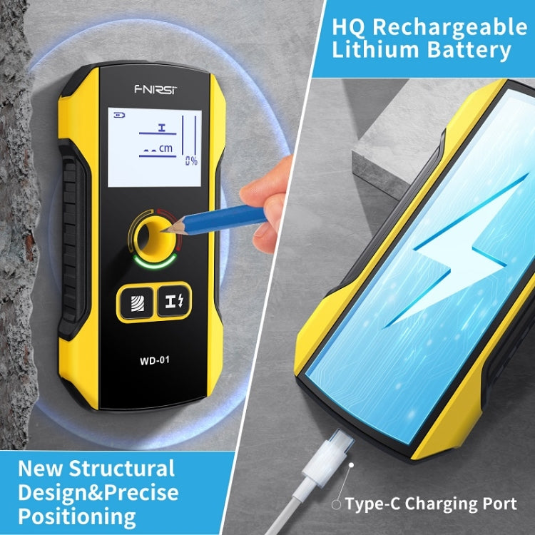 FNIRSI WD-01 Multifunctional Load-Bearing Wall Wire Metal Detector Dark Line Scanner - free shipping - PMC TechLife - Order now!