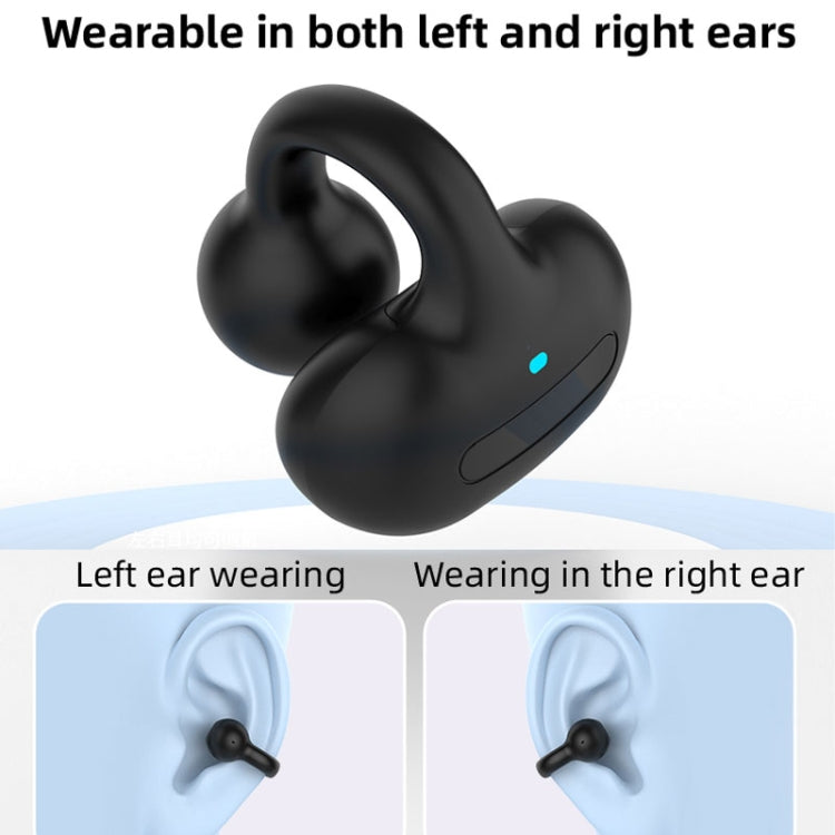 M-S8 Wireless Stereo Single Ear Clip-on Bluetooth Earphone(Gray) - Bluetooth Earphone by PMC TechLife | Online Shopping South Africa | PMC TechLife