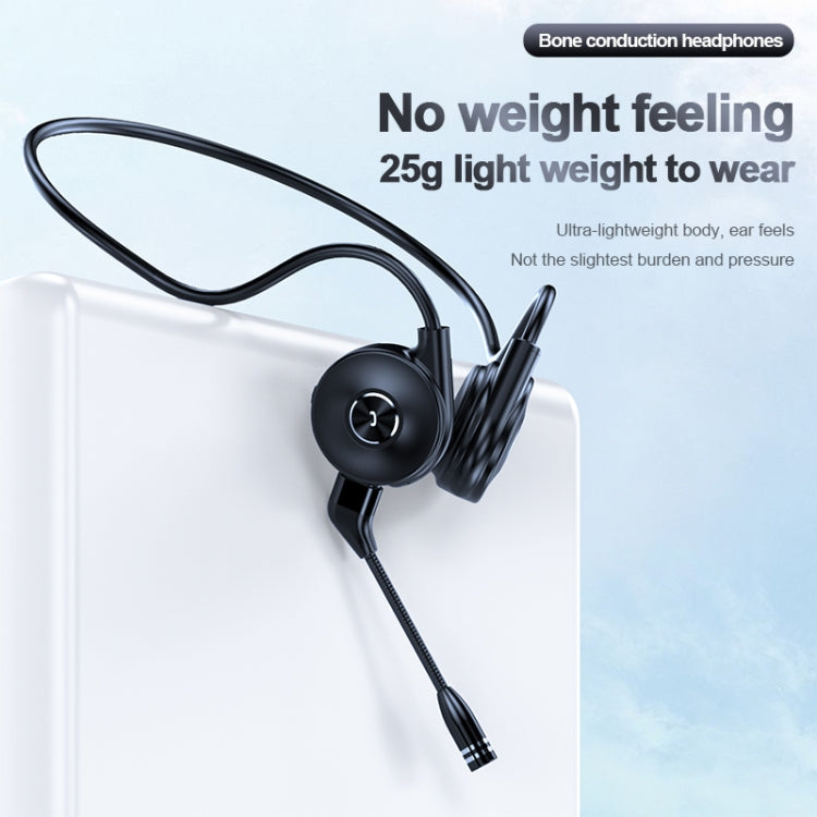 M1 Stereo Sound Running Sports Bone Conduction Bluetooth Earphones With Microphone(Green) - Neck-mounted Earphone by PMC TechLife | Online Shopping South Africa | PMC TechLife