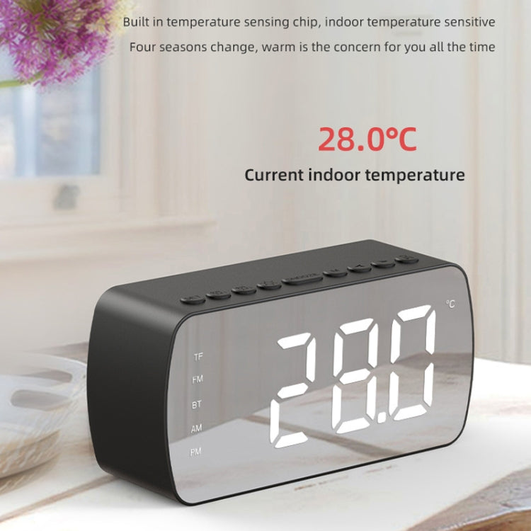 Q5 Outdoor Portable Card Bluetooth Speaker Small Clock Radio, Color: Black 1400mAh - Mini Speaker by PMC TechLife | Online Shopping South Africa | PMC TechLife