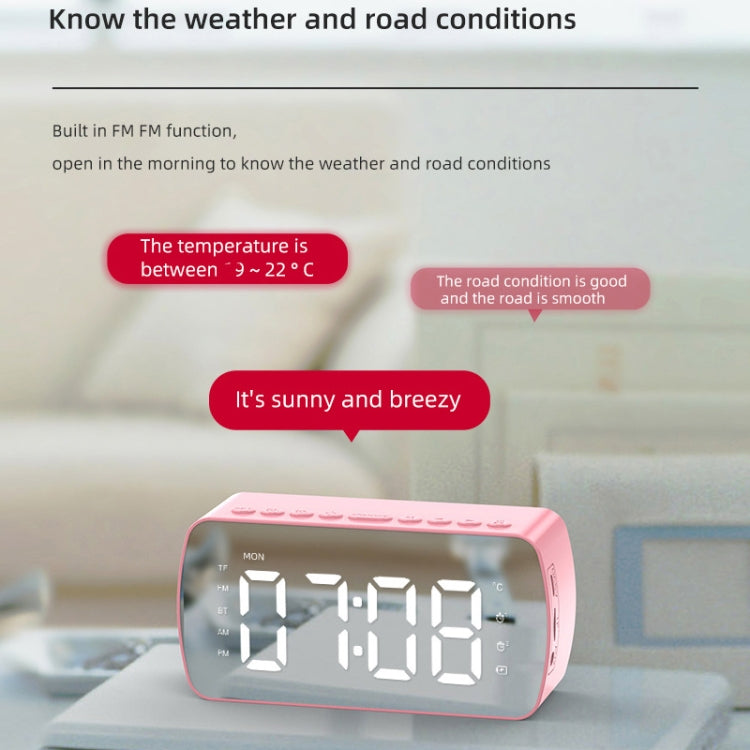 Q5 Outdoor Portable Card Bluetooth Speaker Small Clock Radio, Color: Black 1400mAh - Mini Speaker by PMC TechLife | Online Shopping South Africa | PMC TechLife
