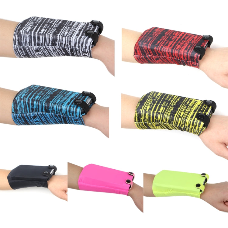 7 Inch Mobile Phone Outdoor Sports Wrist Bag Elastic Close-fitting Mini Arm Bag(Rose Red) - free shipping - PMC TechLife - Order now!