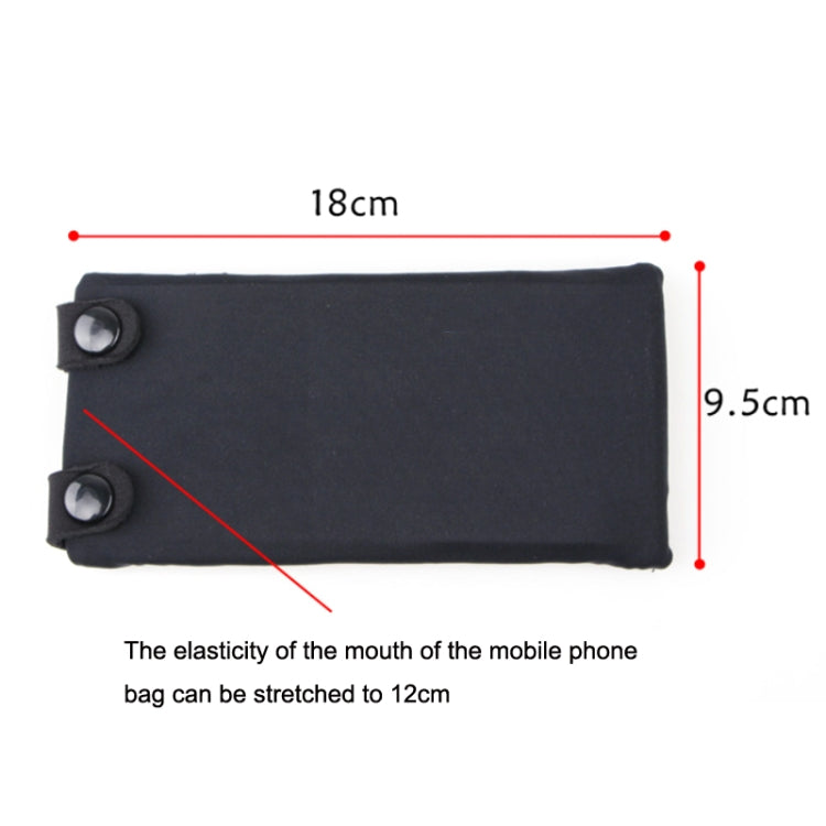 7 Inch Mobile Phone Outdoor Sports Wrist Bag Elastic Close-fitting Mini Arm Bag(Rose Red) - free shipping - PMC TechLife - Order now!