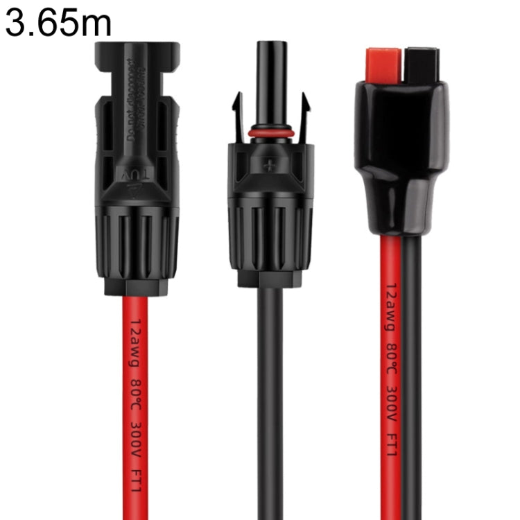 3.65m MC4 to 30A Anderson Mobile Energy Storage Battery Charging Cable - DIY Cables by PMC TechLife | Online Shopping South Africa | PMC TechLife