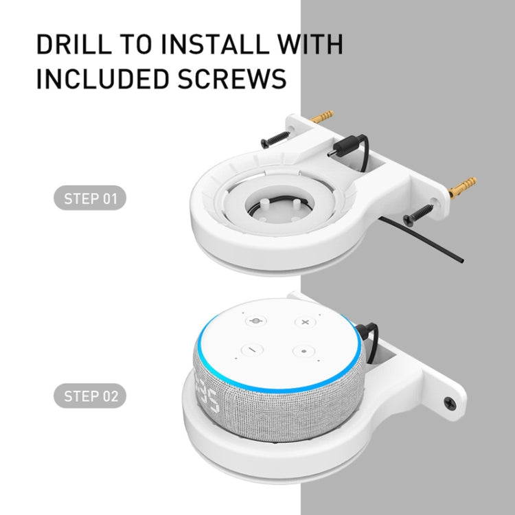 For Amazon Echo Dot 3/4 AhaStyle DD96 Stand Wall Storage Stand(Black) - Speaker Bracket by AhaStyle | Online Shopping South Africa | PMC TechLife | Buy Now Pay Later Mobicred