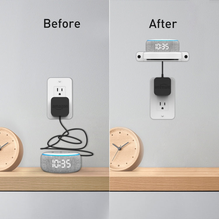 For Apple HomePod Mini AhaStyle DD96 Stand Wall Storage Stand(Black) - Speaker Bracket by AhaStyle | Online Shopping South Africa | PMC TechLife | Buy Now Pay Later Mobicred