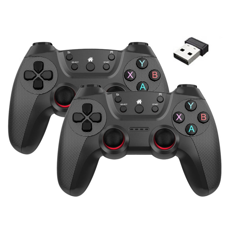 KM-029   2.4G One for Two Doubles Wireless Controller Support PC / Linux / Android / TVbox(Battle Gray) - Gamepads by PMC TechLife | Online Shopping South Africa | PMC TechLife