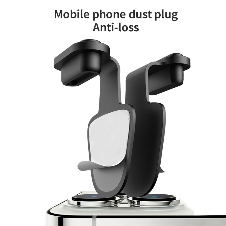 10pcs USB-C/Type-C  Mobile Phone Charging Port Silicone Anti-Dust Plug Back-adhesive Loss-proof Cover(Transparent) - Anti-dust & Ear Caps by PMC TechLife | Online Shopping South Africa | PMC TechLife