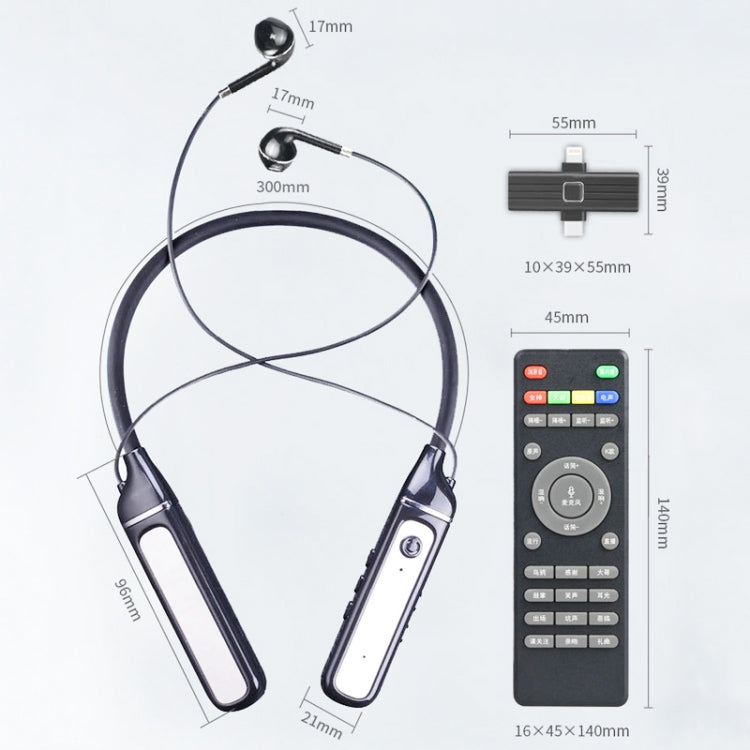 SN-537K 5.3 Bluetooth Live Earphones Built-In Sound Card Wireless Receiver Sports Earphones(Black) - Bluetooth Earphone by PMC TechLife | Online Shopping South Africa | PMC TechLife
