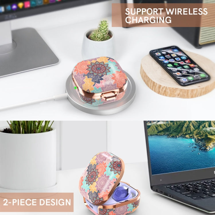 AhaStyle WG01 TPU Drop Resistant Earphone Case For Samsung Galaxy Buds Pro / Live / 2 / 2Pro(Mandala) - Samsung Earphone Case by PMC TechLife | Online Shopping South Africa | PMC TechLife