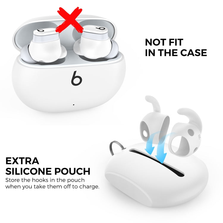 For Beats Studio Buds AhaStyle PT172 Earphone Silicone Ear Caps, Style: Earcap (Red) - Anti-dust & Ear Caps by AhaStyle | Online Shopping South Africa | PMC TechLife