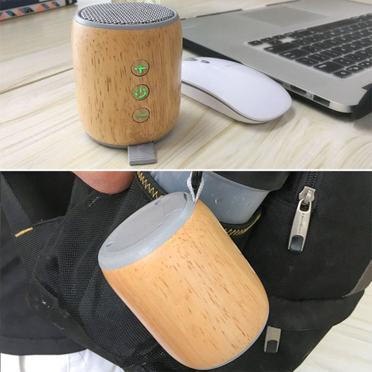 BT811 Mini Wooden Wireless Bluetooth Speaker Support TF Card & 3.5mm AUX(Black) - Mini Speaker by PMC TechLife | Online Shopping South Africa | PMC TechLife | Buy Now Pay Later Mobicred