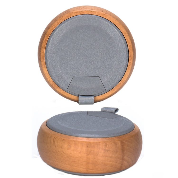 BT810 Small Outdoor Portable Wooden Bluetooth Speaker Support TF Card & 3.5mm AUX(Silver Gray) - Mini Speaker by PMC TechLife | Online Shopping South Africa | PMC TechLife | Buy Now Pay Later Mobicred