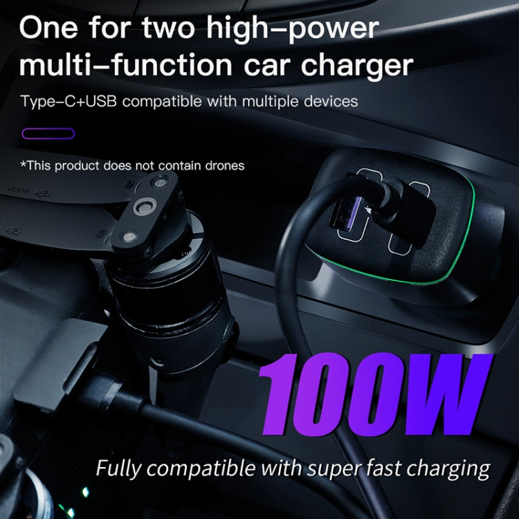 For DJI Mavic 3/Mini 2 RCSTQ 100W 2 In 1 Car Charger - free shipping - PMC TechLife - Order now!