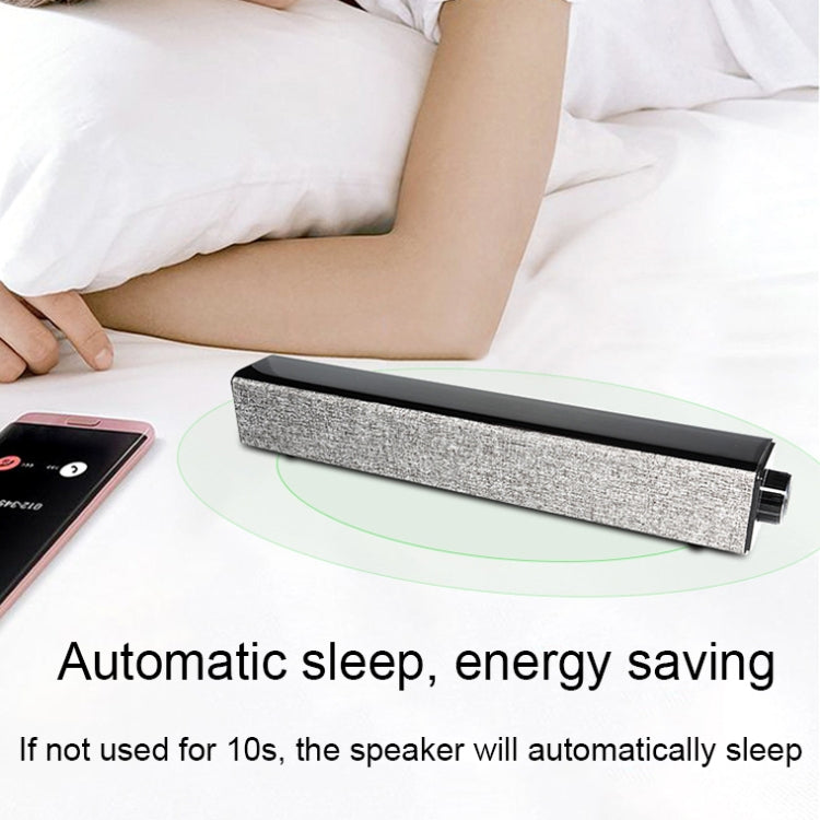 BT808 20W Desktop Computer Bluetooth Speaker 3D Stereo Sound Effect Home Speaker(Silver Gray) - Desktop Speaker by PMC TechLife | Online Shopping South Africa | PMC TechLife