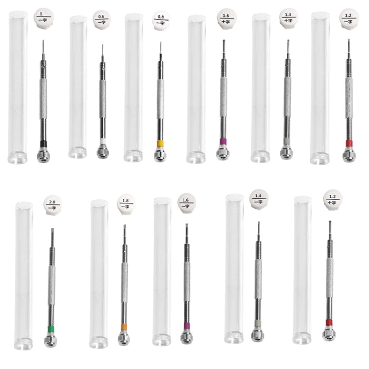 LSD5120 Repair Watch Glasses Stainless Steel Screwdriver Precision Watch Screwdriver Tool 0.8 Straight (Yellow) - Watch Repair Tools by PMC TechLife | Online Shopping South Africa | PMC TechLife