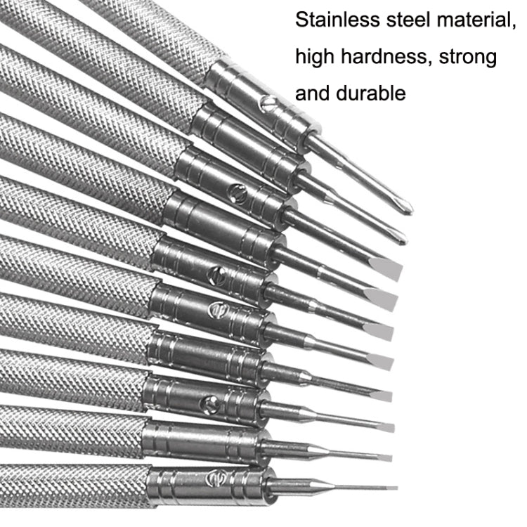 LSD5120 Repair Watch Glasses Stainless Steel Screwdriver Precision Watch Screwdriver Tool 1.2 Straight (Red) - Watch Repair Tools by PMC TechLife | Online Shopping South Africa | PMC TechLife