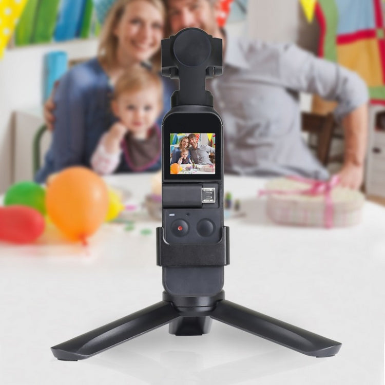 RCGEEK for DJI OSMO Pocket 2 Universal Mini Tripod PTZ Camera Accessories(Black) - Mount & Holder by PMC TechLife | Online Shopping South Africa | PMC TechLife