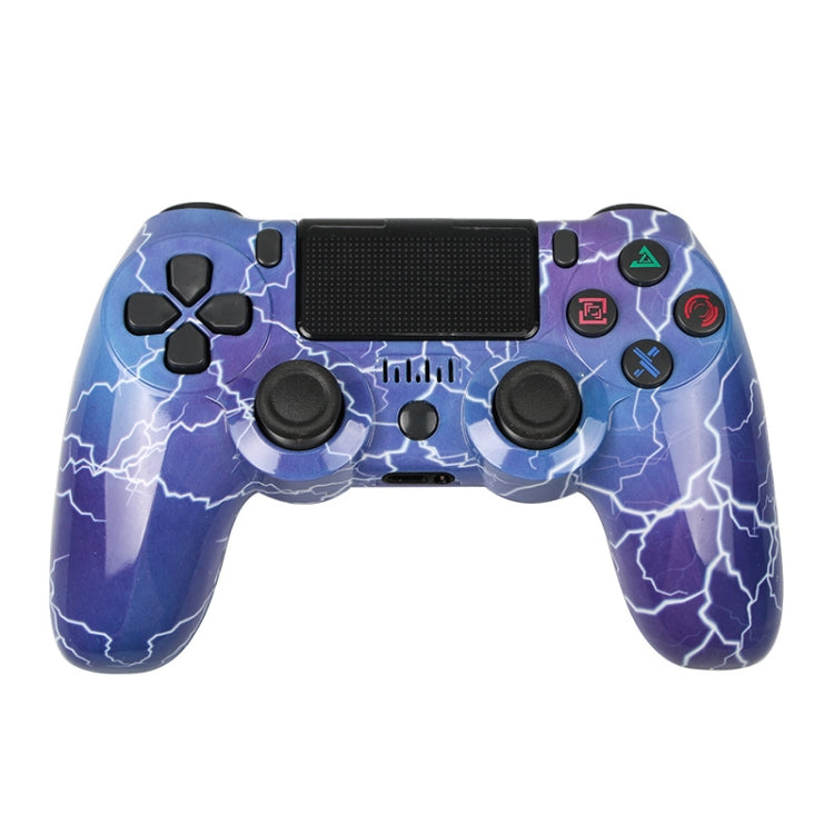 For PS4 Wireless Bluetooth Game Controller With Light Strip Dual Vibration Game Handle(Lightning) - Gamepads by PMC TechLife | Online Shopping South Africa | PMC TechLife