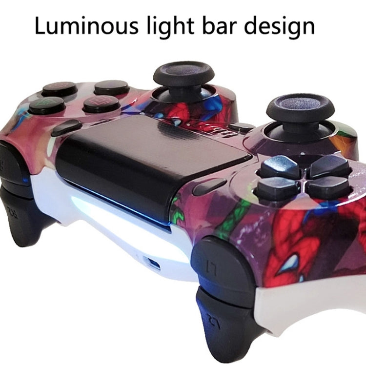 For PS4 Wireless Bluetooth Game Controller With Light Strip Dual Vibration Game Handle(Red) - Gamepads by PMC TechLife | Online Shopping South Africa | PMC TechLife