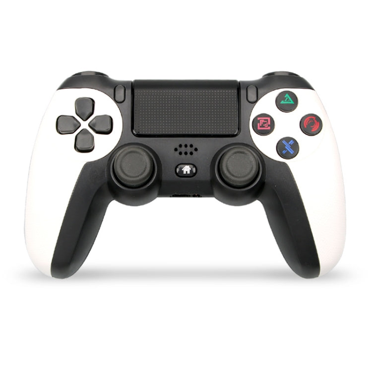 KM048 For PS4 Bluetooth Wireless Gamepad Controller 4.0 With Light Bar(Elegant White) - Gamepads by PMC TechLife | Online Shopping South Africa | PMC TechLife