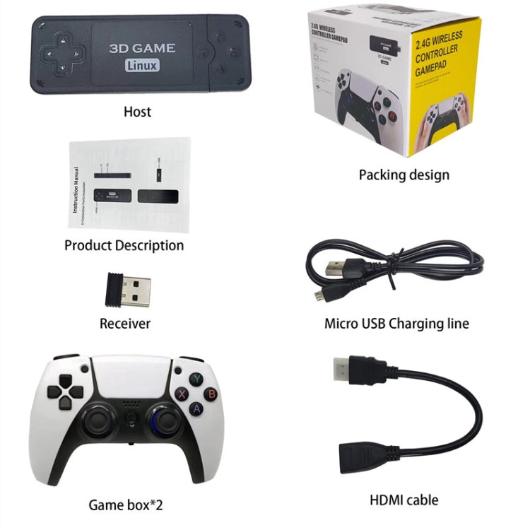 U9 PRO HDMI HD 2.4G Wireless PSP TV Double Game Console 128G 12000+ Games - free shipping - PMC TechLife - Order now!
