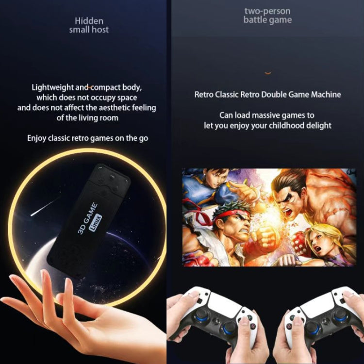 U9 PRO HDMI HD 2.4G Wireless PSP TV Double Game Console 128G 12000+ Games - free shipping - PMC TechLife - Order now!