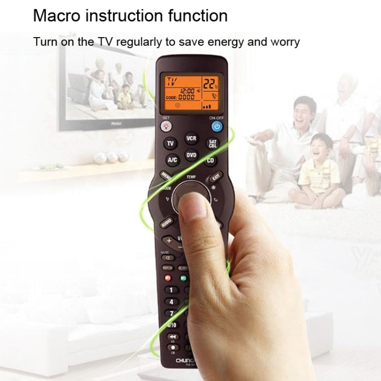 CHUNGHOP RM-991 6 In 1 Universal Learning Infrared Universal Remote Control - free shipping - PMC TechLife - Order now!