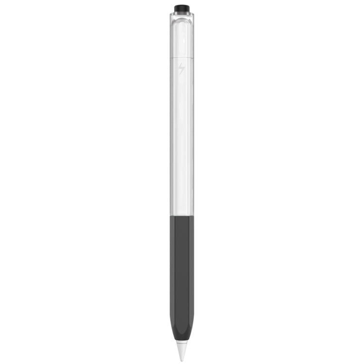 For Apple Pencil 2 AhaStyle PT-LC05 Jelly Style Translucent Silicone Protective Pen Case(Black) - free shipping - PMC TechLife - Order now!