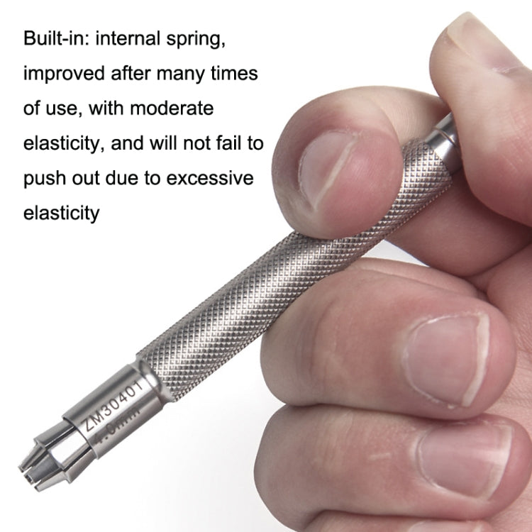 QYZ7021 4.0-5.0mm Watch Clockwork Time Adjustment Tool Stainless Steel Watch Handle - Watch Repair Tools by PMC TechLife | Online Shopping South Africa | PMC TechLife