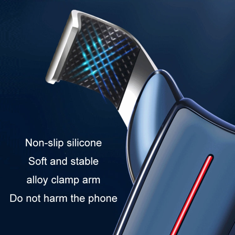 Air Outlet Triangular Gravity Sensor Car Mobile Phone Holder, Color: Golden One Word Clip - Car Holders by PMC TechLife | Online Shopping South Africa | PMC TechLife