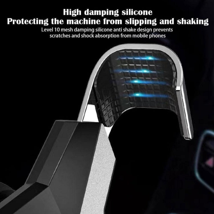 Gravity Navigation Car Air Outlet Triangular Mobile Phone Holder(Golden) - Car Holders by PMC TechLife | Online Shopping South Africa | PMC TechLife