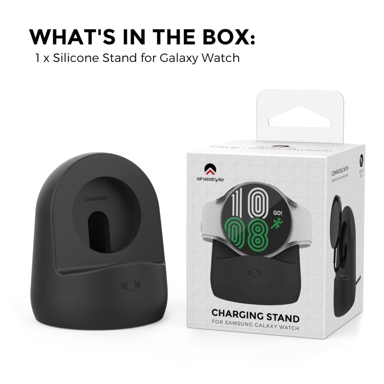 AhaStyle PT181 Watch Silicone Charging Stand For Galaxy Watch 3 / 4 / Active / Active 2(Pink) - free shipping - PMC TechLife - Order now!