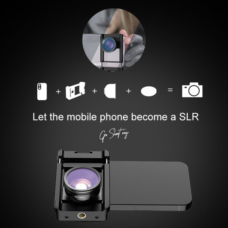 APEXEL CM-HB100CPL HB100mm HD External Macro Mobile Phone Lens with CPL(Black) - free shipping - PMC TechLife - Order now!