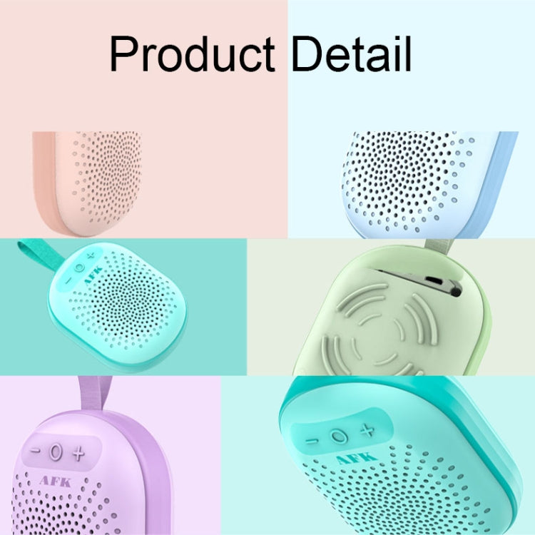 AFK BT-513 TWS Mini Portable RGB Light Bluetooth Speaker 3D Sound Effect Waterproof Bluetooth Audio(Light Blue) - Mini Speaker by AFK | Online Shopping South Africa | PMC TechLife | Buy Now Pay Later Mobicred