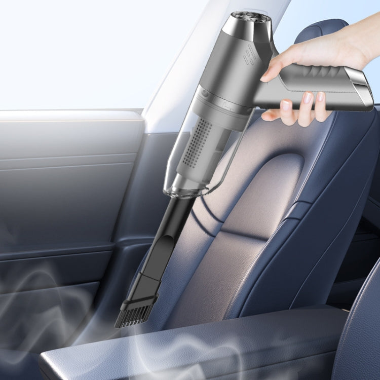 SUITU ST-6671 Wireless Car Vacuum Cleaner Small Handheld Blowing and Suction Dual Use, Style: Brushless Dark Green - free shipping - PMC TechLife - Order now!