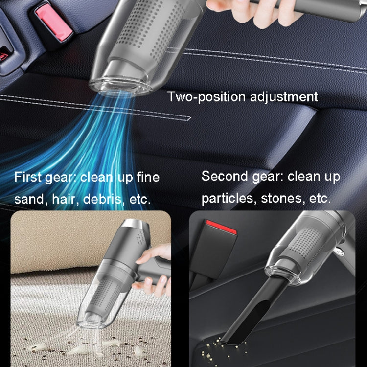 SUITU ST-6671 Wireless Car Vacuum Cleaner Small Handheld Blowing and Suction Dual Use, Style: Basic Model White - free shipping - PMC TechLife - Order now!