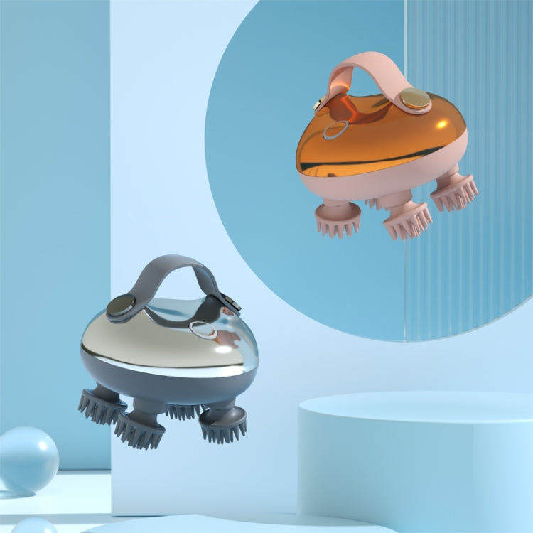 MAH02 Smart Head Massage Wireless Kneading Massager(Gold) - Massage & Relaxation by PMC TechLife | Online Shopping South Africa | PMC TechLife