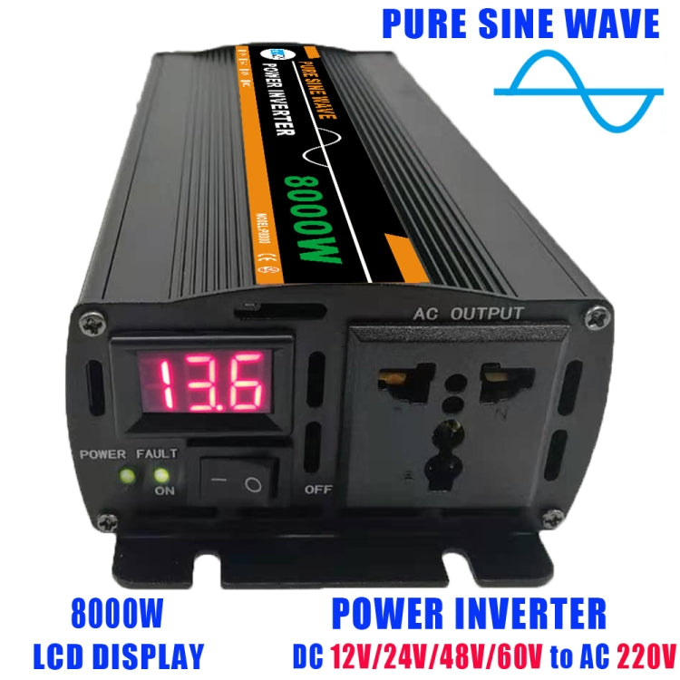 8000W (Actual 1300W) 48V to 220V High Power Car Sine Wave Inverter Power Converter - Pure Sine Wave by PMC TechLife | Online Shopping South Africa | PMC TechLife