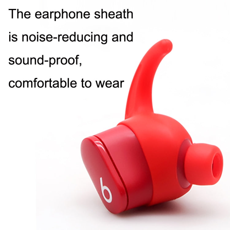 For Beats Studio Buds 2pairs Wireless Bluetooth Earphone Silicone Non-slip Ear Caps(Red) - Anti-dust & Ear Caps by PMC TechLife | Online Shopping South Africa | PMC TechLife